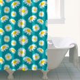 thumbnail image 6 of 72x72 Inch Fabric Shower Curtain Waterproof Polyester, Daisy Floral Print, 6 of 6