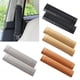 thumbnail image 4 of 2 almohadillas para cinturón de seguridad de cuero sintético para coche, funda para arnés de hombro negro, 4 of 9