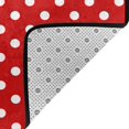 thumbnail image 4 of Area Rugs For Living Room Decor - Red Vintage Polka Dots Anti Slip Throw Washable Rugs 3x5 For Bedroom, Soft Indoor Carpet For Bedroom Living Room 60x39In, 4 of 5