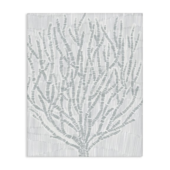 Stupell Industries Sketched Coral Sprigs Nautical & Beach Painting Wrapped Canvas Art Print Wall Art, 30 x 40