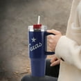 thumbnail image 3 of Cook With Color 40oz Texas Star Stainless Steel Tumbler – Insulated Travel Mug with Handle & Lid, 3 of 5