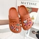 thumbnail image 1 of Zuecos bonitos de dibujos animados para hombre y mujer, sandalias con agujeros a la moda, zapatillas de suela gruesa, ropa exterior, paquete de verano, novedad de 2023 Qiuyongming unisex, 1 of 2