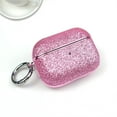 thumbnail image 4 of Allytechgroup for AirPods 4th Gen Case with Keychain, Slim Shockproof Bling Glitter Cover for Women Girls Anti-Scratch PC+TPU Protective Case with Precise Cutouts & Comfortable Grip, Rosegold, 4 of 8