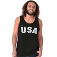 thumbnail image 4 of United States of America USA Patriot Plus Size Graphic Tank Top Brisco Brands 3X, 4 of 6