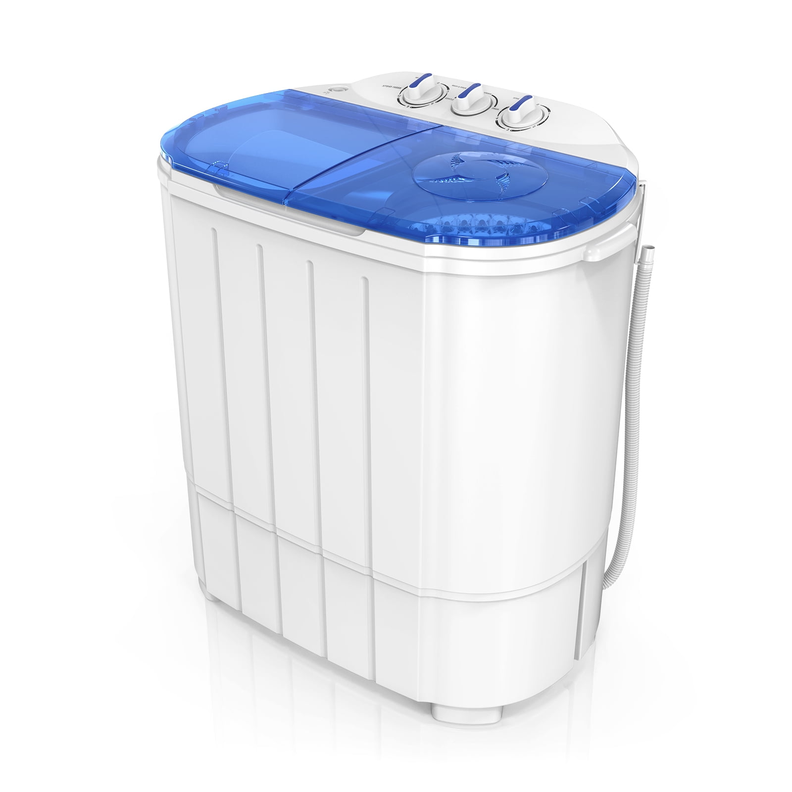 VINGLI 11LBS Portable Washing Machine, Electric Mini Twin Tub Washer with Spin Dryer
