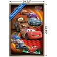 thumbnail image 3 of Disney Pixar Cars 2 - Group Wall Poster, 22.375" x 34", Framed, 3 of 3