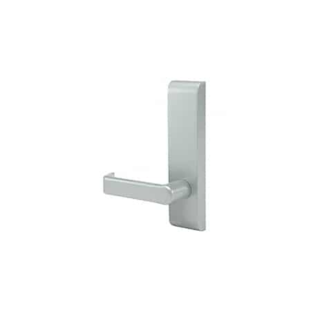 Function Waverlie Lever Finish CRL Jackson® Outside Lever Trim with Night Latch Function - Flat Style Lever Satin Aluminum Finish - for Use with Jackson® Rim Latch Panics Model 1295 and 2095 ()