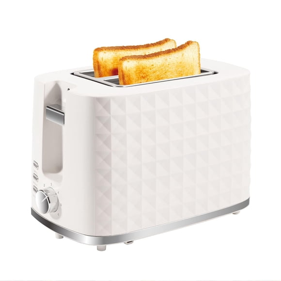 Tostadora Seydere para 2 Rebanadas con Ranuras Anchas y 6 Niveles de Temperatura Beige