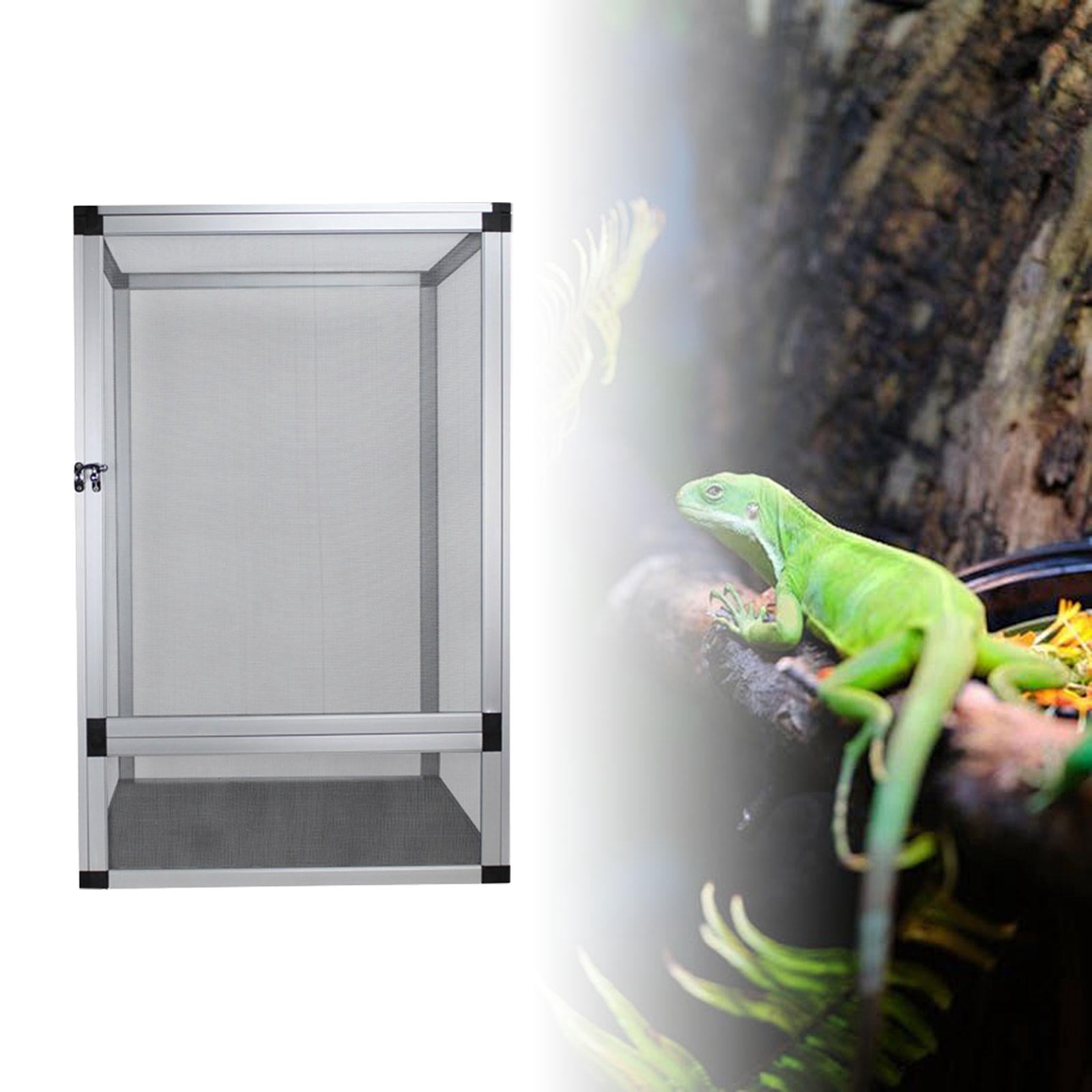 Bothyi Reptile Cage Terrarium Sturdy 360 degree Observation for Frog Gecko Bearded Dragon