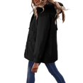 thumbnail image 1 of MASRIN Running Jacket  Womens Basic Hoodie Jackets Solid Color Zip Up Hooded Coats with Pockets Plus Size Loose Outwear Sweatshirts Sweater Stone, 1 of 5