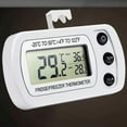 thumbnail image 4 of SHISUYAN Digital Waterproof Fridge Thermometer LCD Display Freezer Room Temperature Monitor with Hook Max Min Memory for Household Use, 4 of 8
