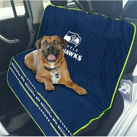 UPC: 0849790057647 | Pets First NFL Seattle Seahawks Premium Car Seat Protecting Cover  Durable  Waterproof  Fits most Car Rear Seats