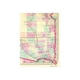 thumbnail image 4 of Historic State Map - Dakota Territory - Asher 1874 - 23 x 31 - Vintage Wall Art, 4 of 5