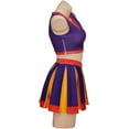 thumbnail image 3 of Kim Cheerleader Sportswear Top and Skirt Set High School Cheerleading Outfit, 3 of 6