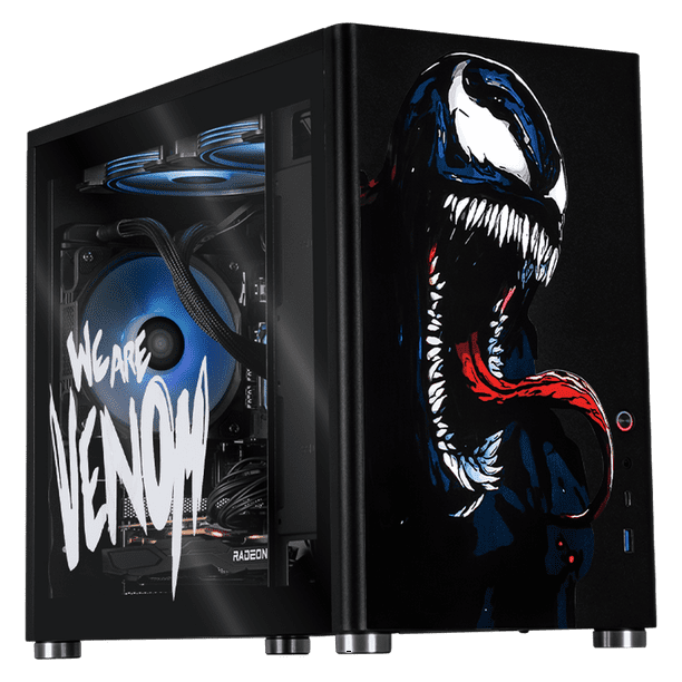 Computadora Gamer Xtreme PC Gaming AMD Radeon RX 7600 Ryzen 7 5700 16GB SSD 1TB Sistema Liquido WIFI Venom experiencia de juego fluida en nivel medio