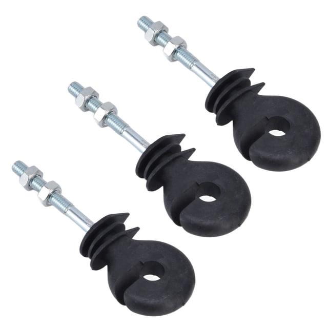 Clous d'Isolation Électronique pour Clôture, 50 Pcs M6 Isolant Fileté pour Clôture Design Révolutionnaire