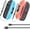 Blue Orange, variant on Uberwith Switch 2 Joypad Charging Grip with Built-in 3700 mWH Battery - 3.5H Fast Charging with LED Display, Enlarged SR/SL Buttons, Charging While Playing (Black & Black)