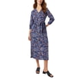 thumbnail image 1 of Jones New York Womens Paisley Shift Dress, ltpasblue, S, 1 of 1