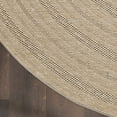 thumbnail image 5 of Nourison Tulum 8' x Round Taupe Grey Outdoor Rug, 5 of 10