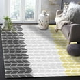 thumbnail image 5 of Area Rugs 2x3 Ft Geometric Yellow Gray Black Chevron Non-Slip Washable Rug Indoor Rug Floor Mats Non Shedding Carpet for Living Room Bedroom Dining Room Home Decor, 5 of 8