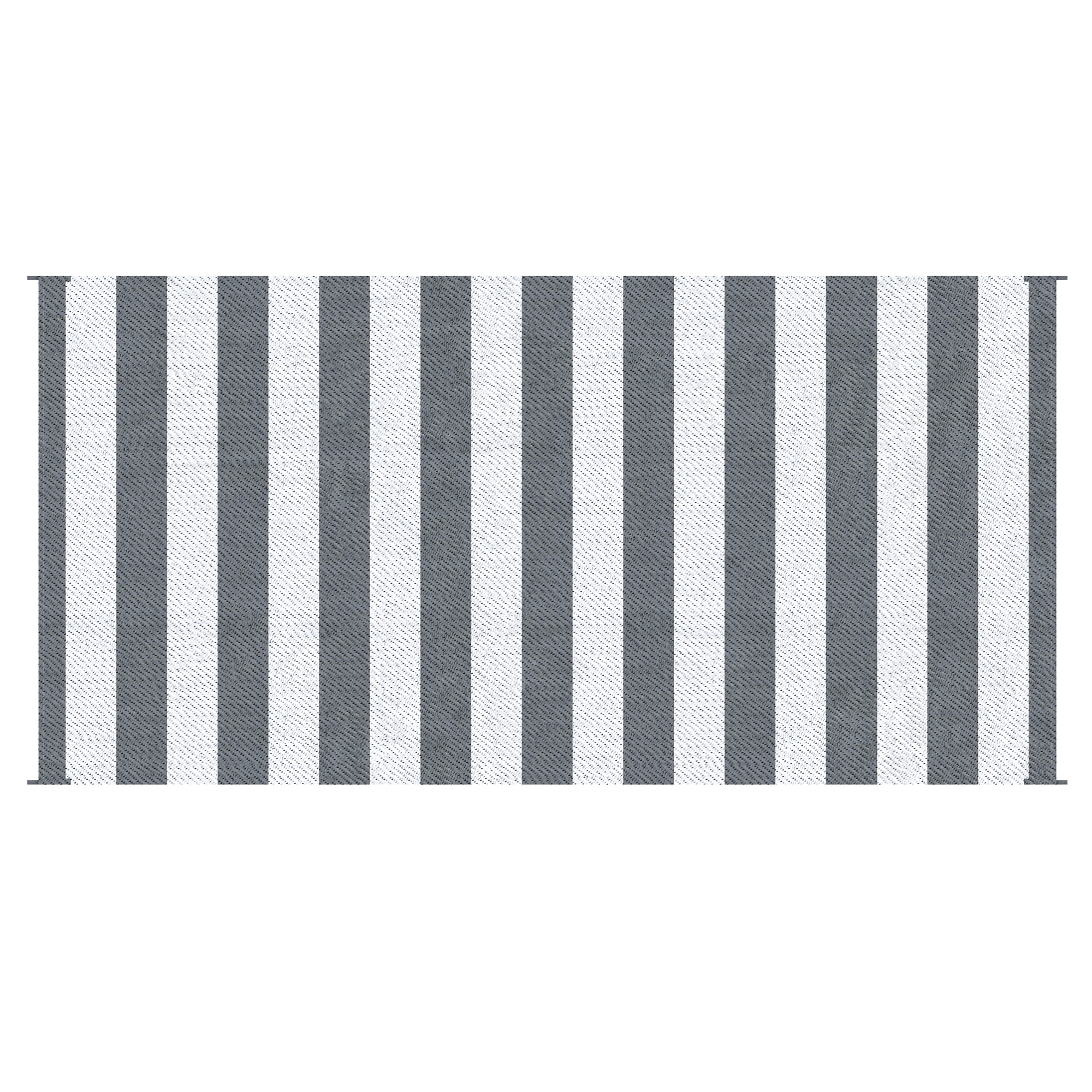 Outsunny Outdoor Rug & Bag, 9' x 18' Plastic Rug, Gray & White