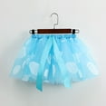 thumbnail image 4 of uublik Girls Skirt Light Blue with Shorts Tutu Dress Up Clothes Tulle Skirt for Birthday Princess Costume Party Size 3T-8, 4 of 5