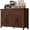 Cherry, variant on Winkalon 55'' Kitchen Sideboard Buffet Cabinet, 4-Doors 2-Drawers Farmhouse Storage Cabinet with Adjustable Shelves, White