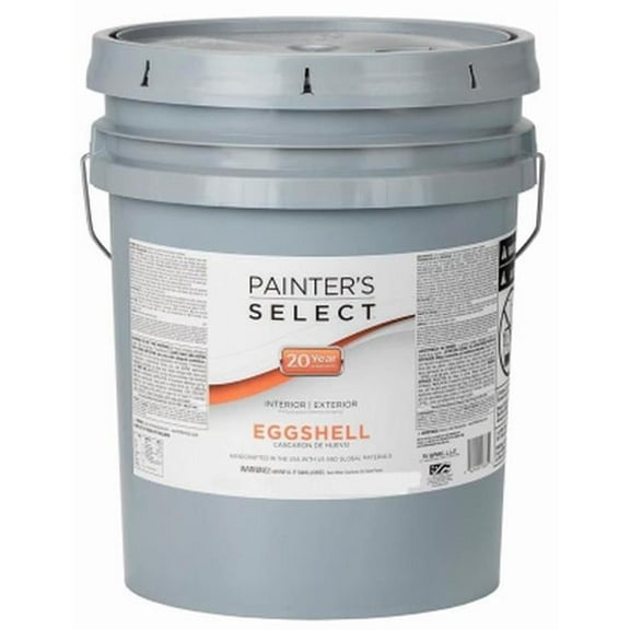True Value Manufacturing 116349 5 gal Painters Select Pastel Base Interior Exterior Eggshell Acrylic Latex Paint - Tintable White