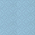thumbnail image 1 of Ahgly Company Machine Washable Indoor Square Transitional Iceberg Blue Area Rugs, 4' Square, 1 of 7