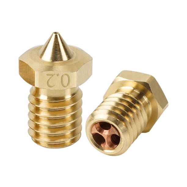 Nuevas piezas de impresora 3D Cabezal de impresión de alto flujo 0,6 mm 0,8 mm 1,0 mm 1,2 mm (0,2) Kuymtek Para estrenar