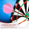 thumbnail image 4 of Uxcell Aluminum Dart Shafts, 2BA Dart Stems Replacement Accessories with Rubber Rings for Steel Tip Orange 35mm, 4 of 5