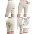 thumbnail image 4 of Made by Olivia Women's 3-Pack Basic Solid Active Yoga Biker Shorts, 4 of 5