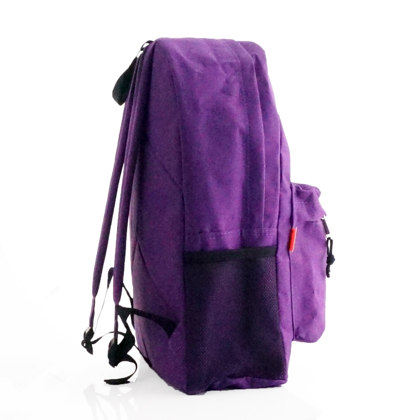 K-Cliffs Unisex 18" Padded Shoulder  Straps School Backpack in Purple, Polyester
