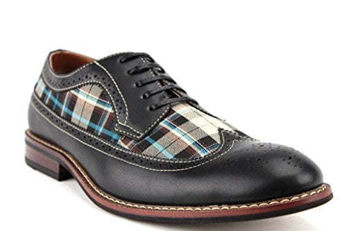 mens plaid dress shoes