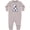 AC-Heather Grey, variant on Inktastic Old English Sheepdog Baby Fleece Romper