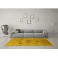 thumbnail image 3 of Ahgly Company Indoor Rectangle Oriental Yellow Industrial Area Rugs, 7' x 9', 3 of 4