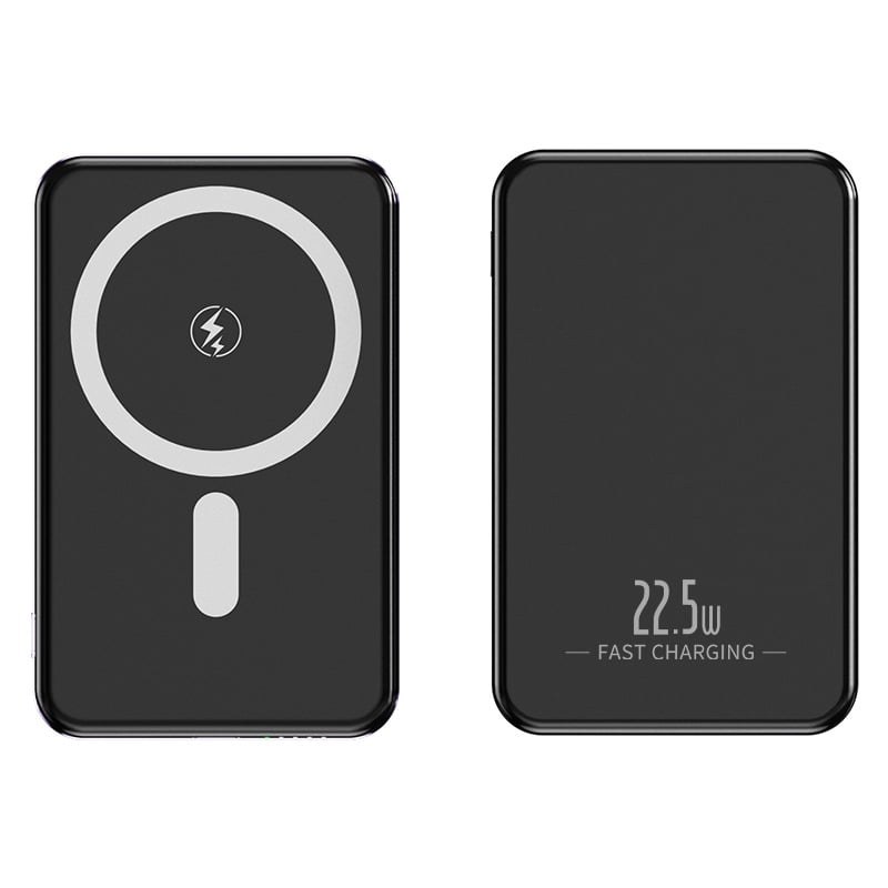 Ultra-Thin Magnetic Portable Power Bank for iPhone, 0.3-inch 10000mAh 20W, Compatible with MagSafe Portable Charger, Ultra-Thin Magnetic Portable Charger for iPhone 12-16, MagSafe Power Bank for iWat