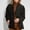 Black, variant on Suede Blazers for Women 2024 Fall Fashion Lapel Collar Single Breasted Work Dressy Suit Jacket Oversized Casual Outwear Coats