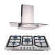 thumbnail image 1 of Combo Parrilla 86 CM ODIPO Acero Inox 5 Q Y Campana 90CMS Cristal Recto Tipo Pared, 1 of 4
