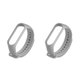thumbnail image 2 of Correas de Reemplazo Sidaley para MiBand2 TPU Color Sólido Gris 2piezas, 2 of 5