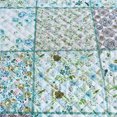 thumbnail image 2 of Bohemian Geometric Small Flora Quilt Set King (103x90 Inch), 3 Pieces(1 Geometric Boho Quilt and 2 Pillowcases), Bohemian Reversible Bedspread Microfiber Coverlet Sets All-Season, 2 of 5