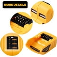 thumbnail image 4 of for Dcb090 Usb Charging Battery Adapter Power Charger 18V 20V Portable Sa, 4 of 8