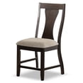 thumbnail image 3 of Furniture of America Alaric Wood 5-Piece Round Dining Table Set in Espresso, 3 of 9