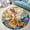 Flower Fairy, variant on Round Area Rug, Tidepool Non-Slip Floor Mat, Soft Washable Carpet for Living Room Bedroom Decor 24 Inch