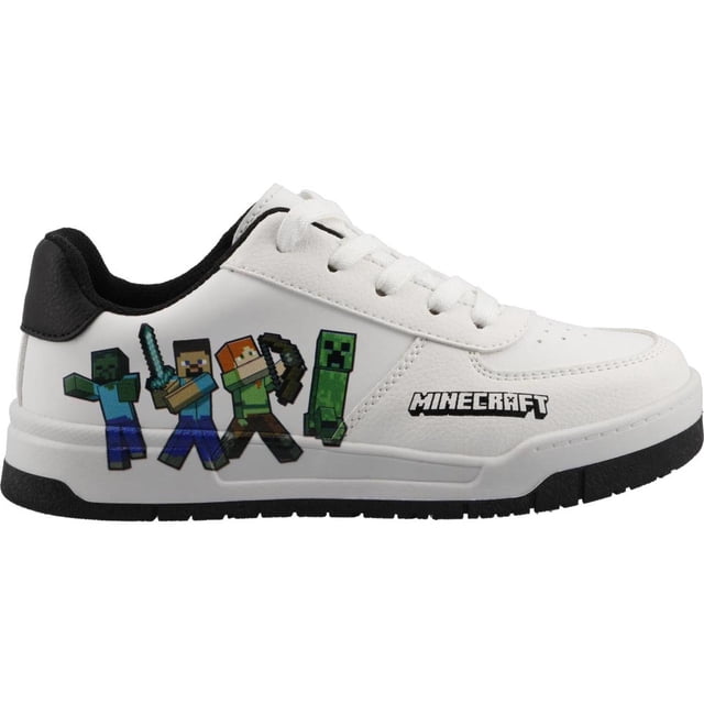 Tenis Niño Minecraft Casual Confort Moda blanco 21