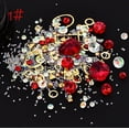 thumbnail image 2 of Xihbxyly Arte de Uñas de Moda con Diamantes de Imitación y Purpurina, Puntas Mixtas, Decoración Diy, 2 of 4