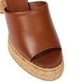 thumbnail image 3 of XYD Women Espadrilles Platform Sandals Open Toe Chunky Block Heel Mules Fashion Summer Beach Shoes Size 15 Brown, 3 of 4