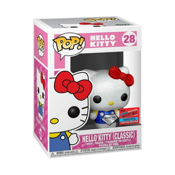 Funko POP! Sanrio Hello Kitty - Hello Kitty (Classic) #28 [Diamond Collection] LE 1000 Exclusive