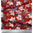 thumbnail image 2 of Soimoi Cotton Duck Fabric Leaves & Floral Print Fabric by The Yard 42 Inch Wide, 2 of 3