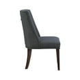 thumbnail image 5 of Powell Adler Dining Chair Espresso Grey Set of Two, 5 of 6